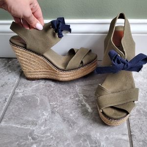 Tory Burch platform wedges